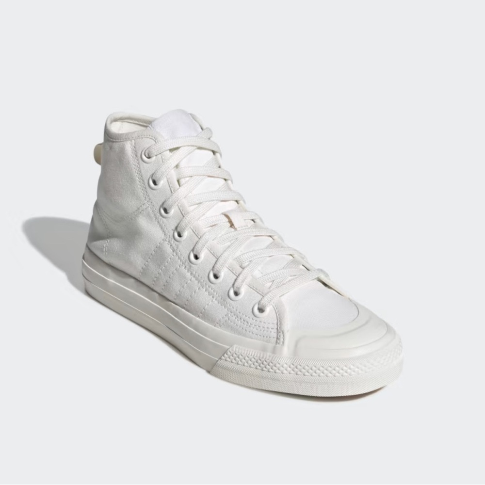 Women’s White adidas NIZZA RF HI SHOES